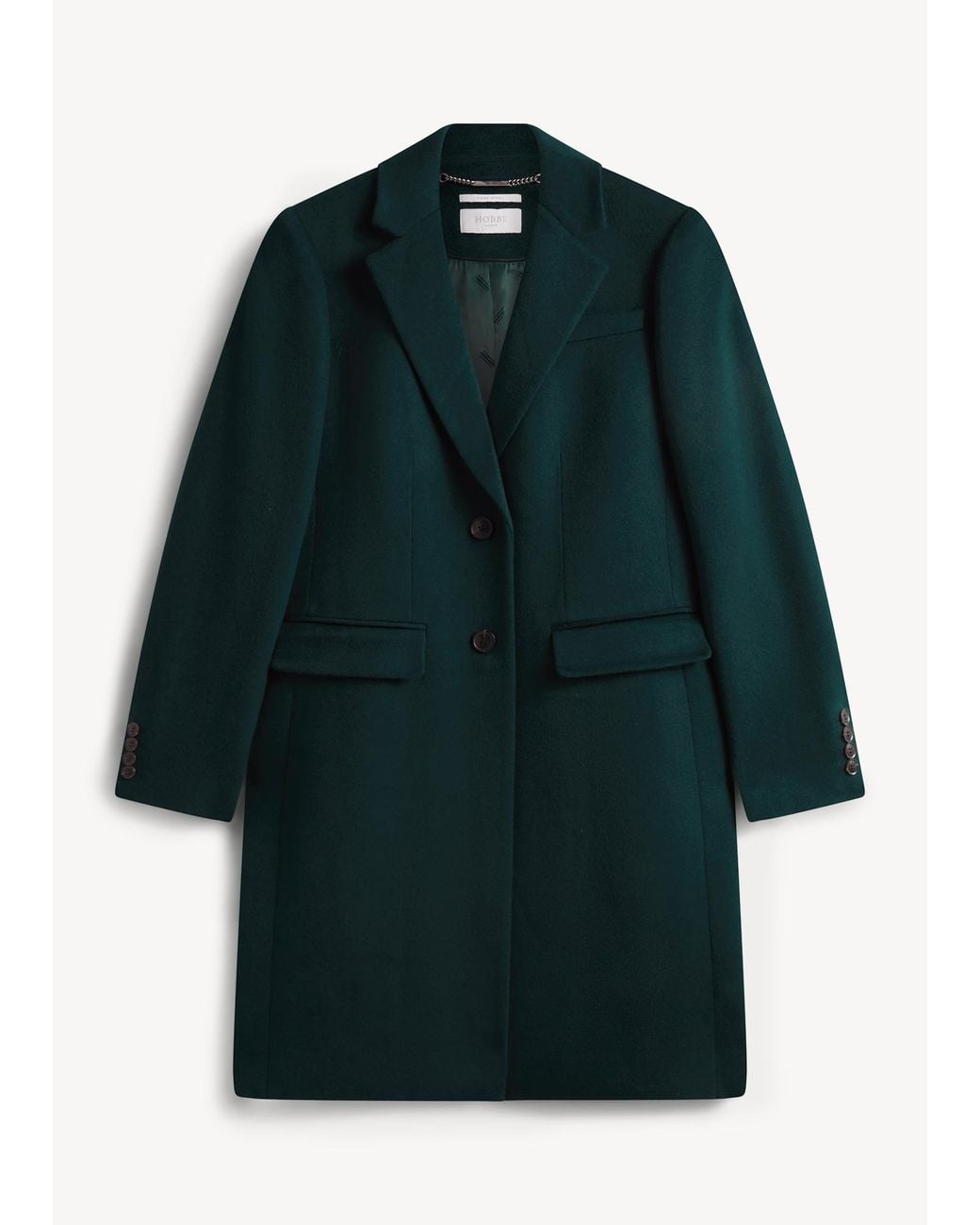 Hobbs Blue Cavendish Wool Coat