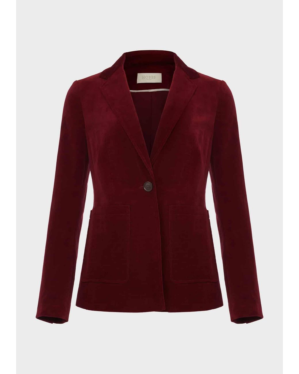 Hobbs Red Blake Cord Blazer