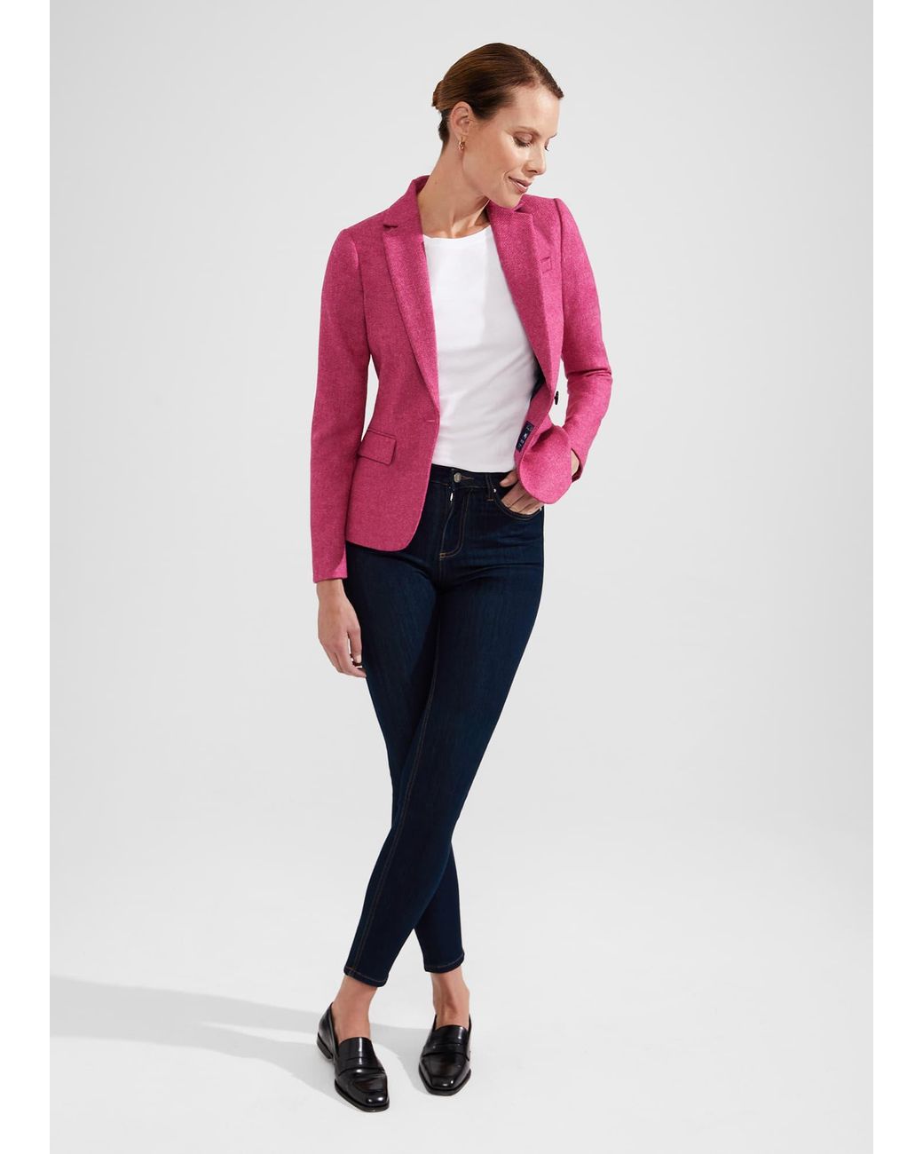 Hobbs Red Blake Wool Jacket