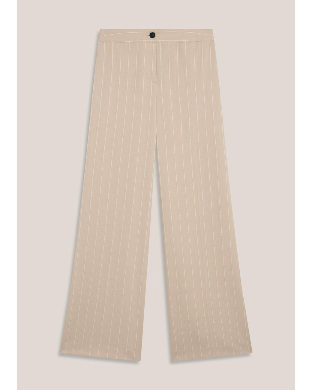 Hobbs Natural Hadley Pinstripe Trousers