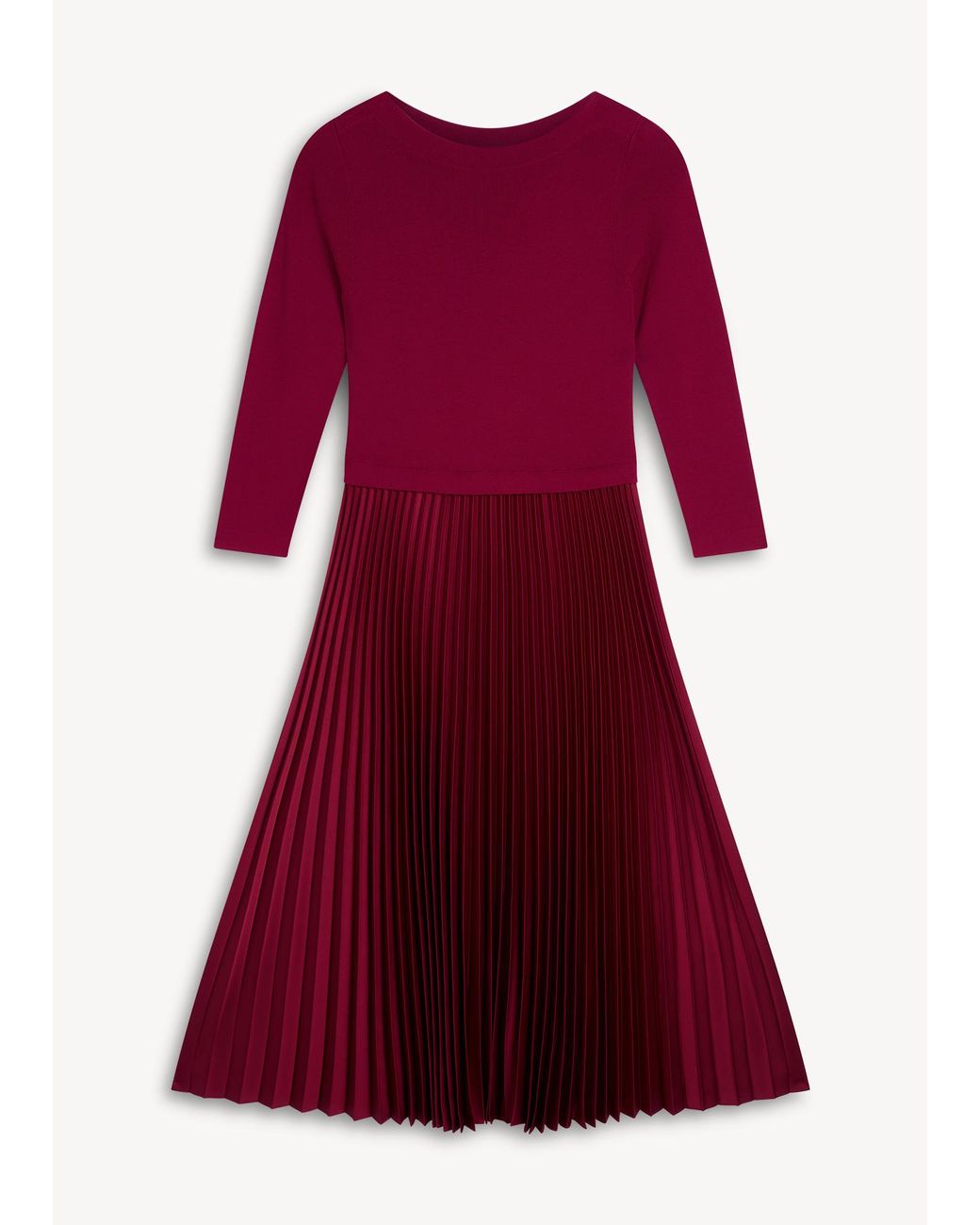 Hobbs Red Petite Lucinda Knitted Dress