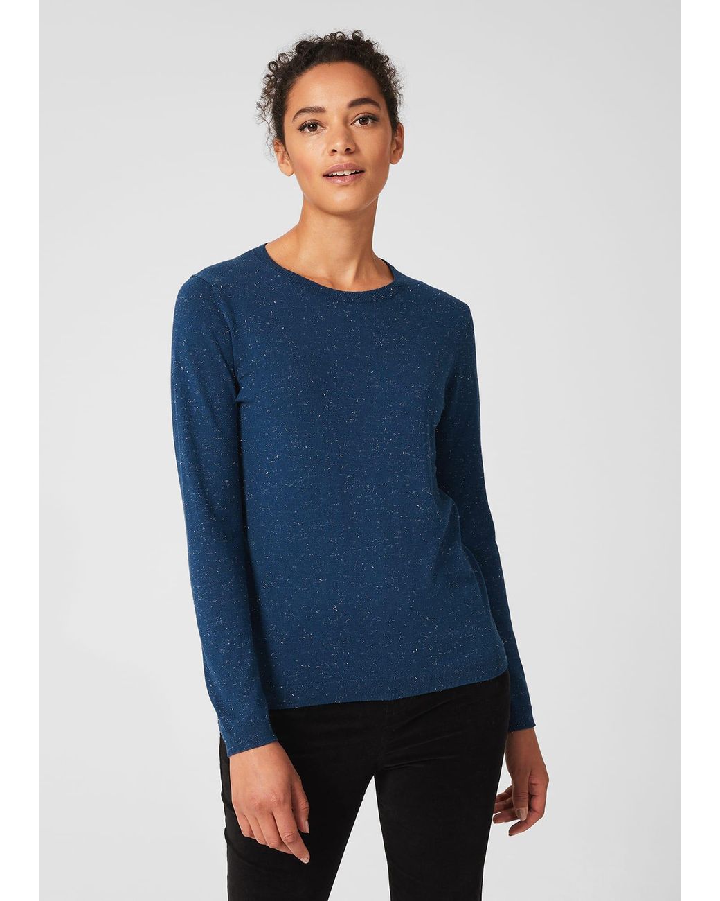 Hobbs Blue Penny Sparkle Jumper