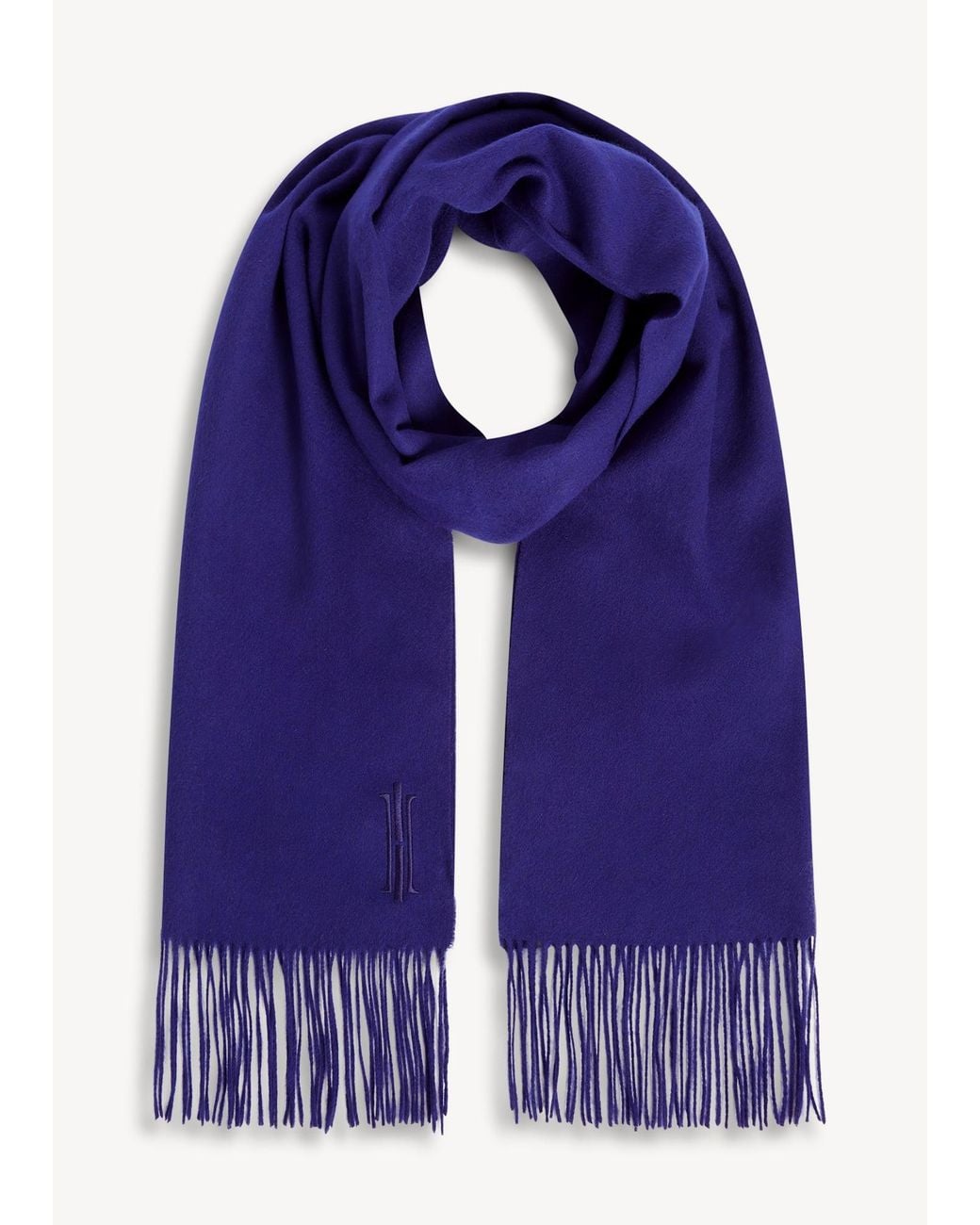 Hobbs Blue Emery Wool Scarf