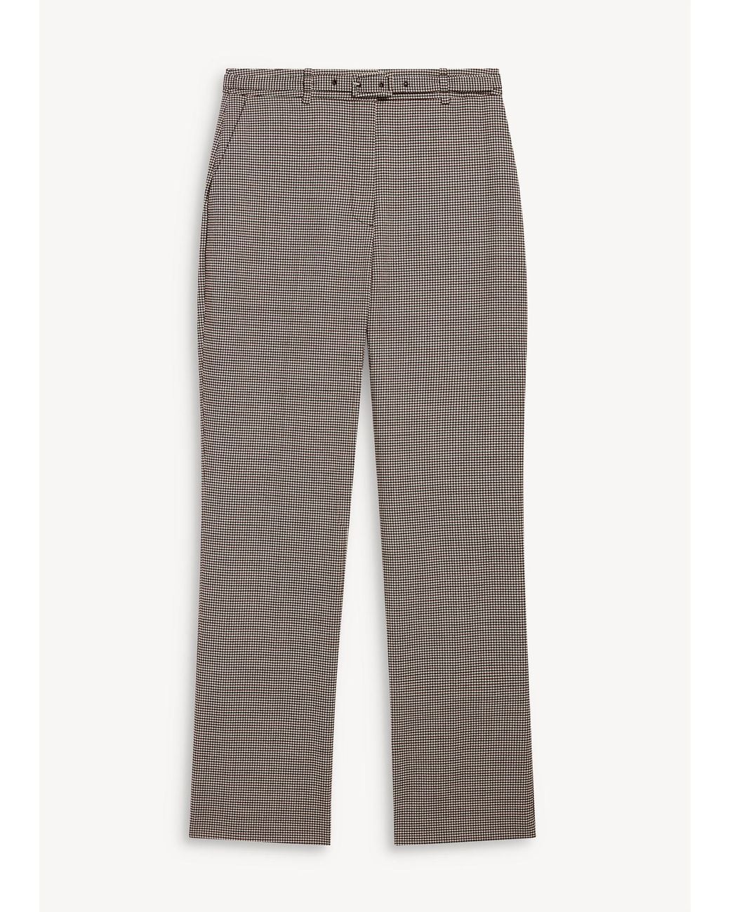 Hobbs Red Imogen Wool Blend Trousers