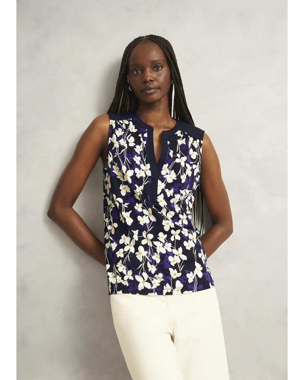 Hobbs Multicolor Nadine Printed Top