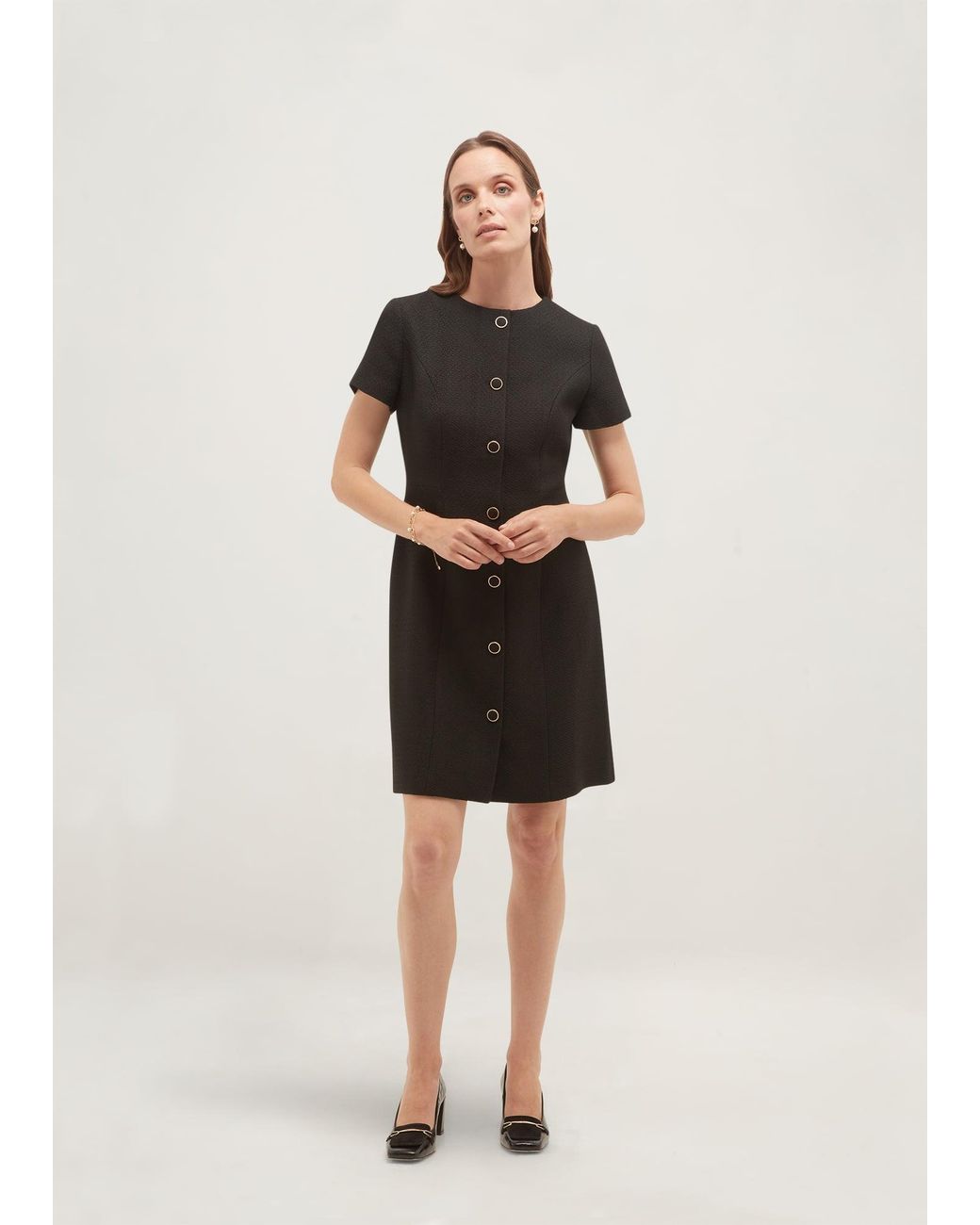 Hobbs Black Elowen Dress