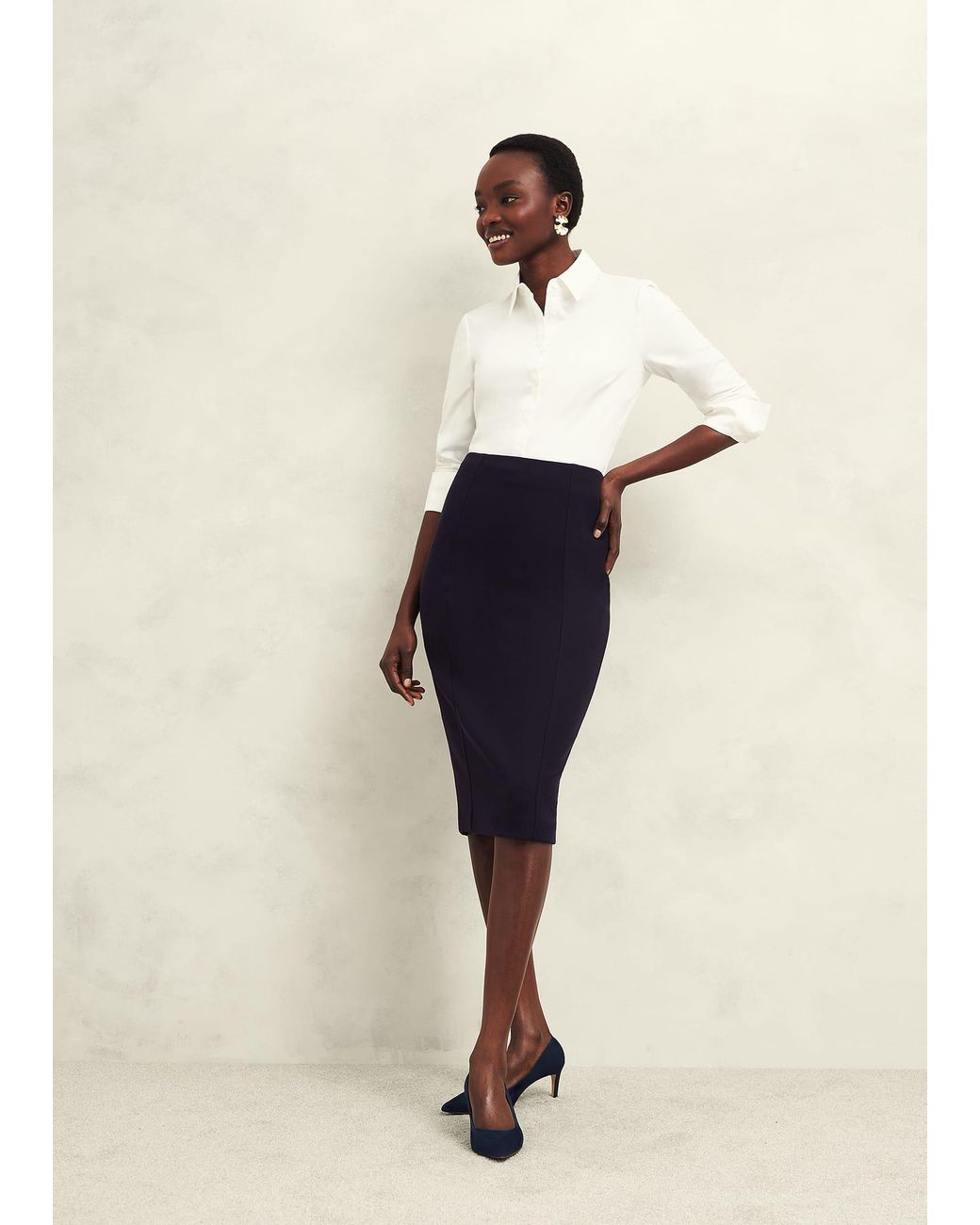 Hobbs Natural Petite Aly Skirt