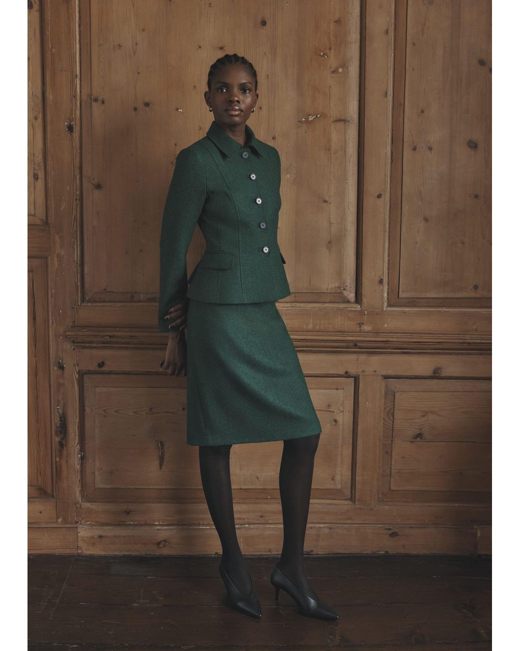 Hobbs Brown Daniella Wool Jacket