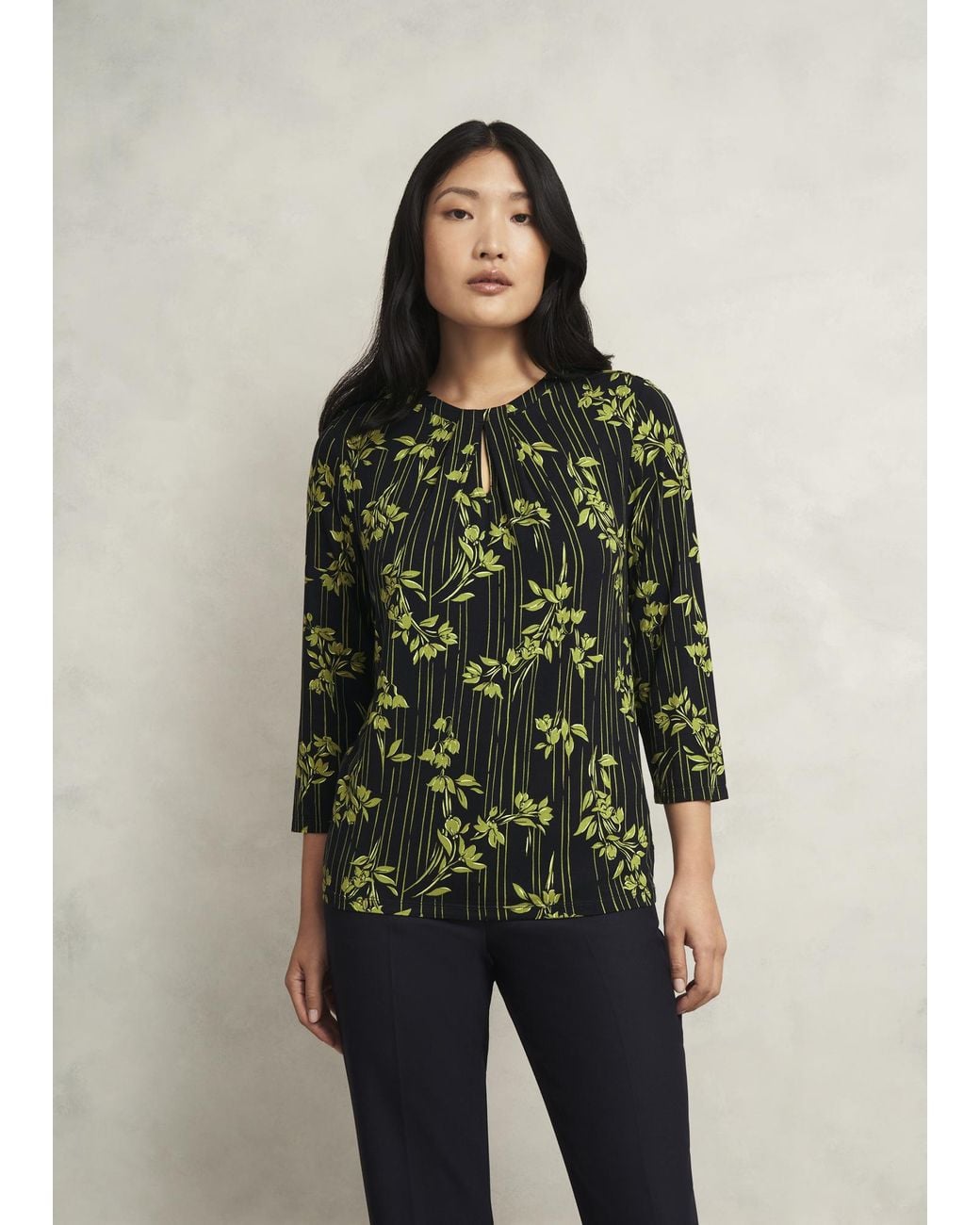 Hobbs Green Julia Printed Top
