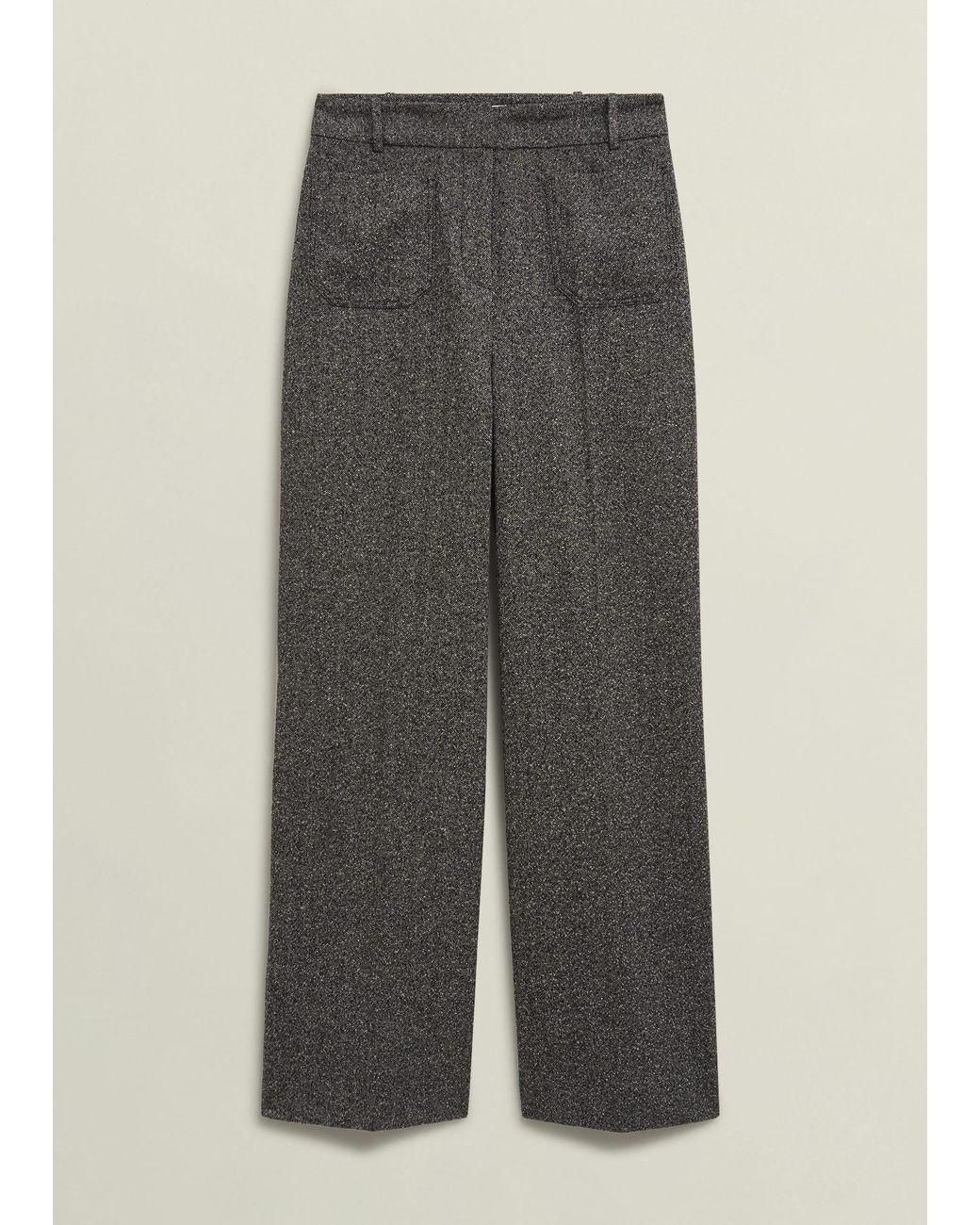 Hobbs Natural Blaire Wide Trousers