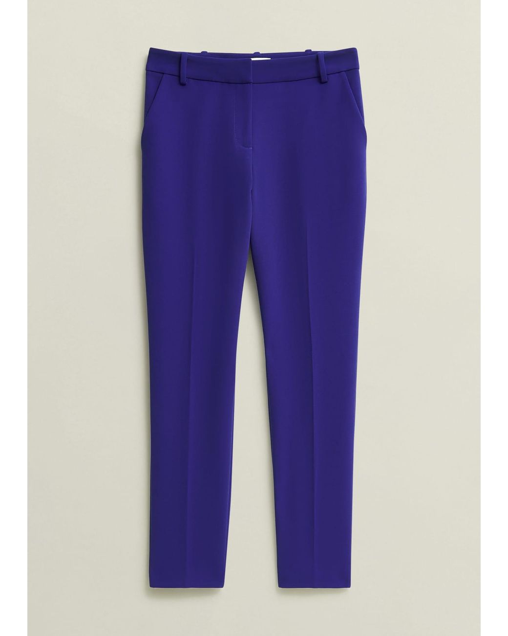 Hobbs Blue Katia Tapered Trousers