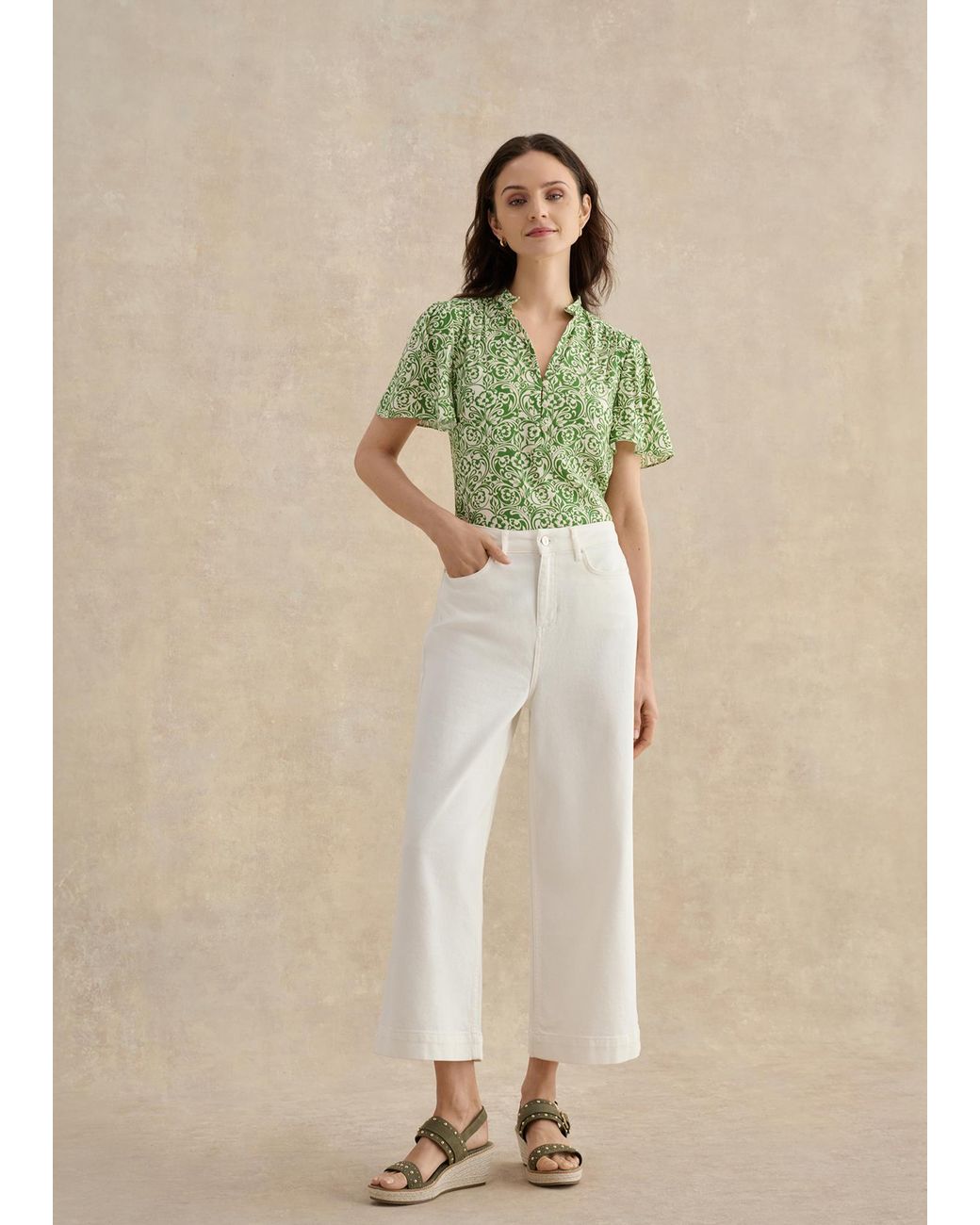 Hobbs Natural Brinley Crop Jeans