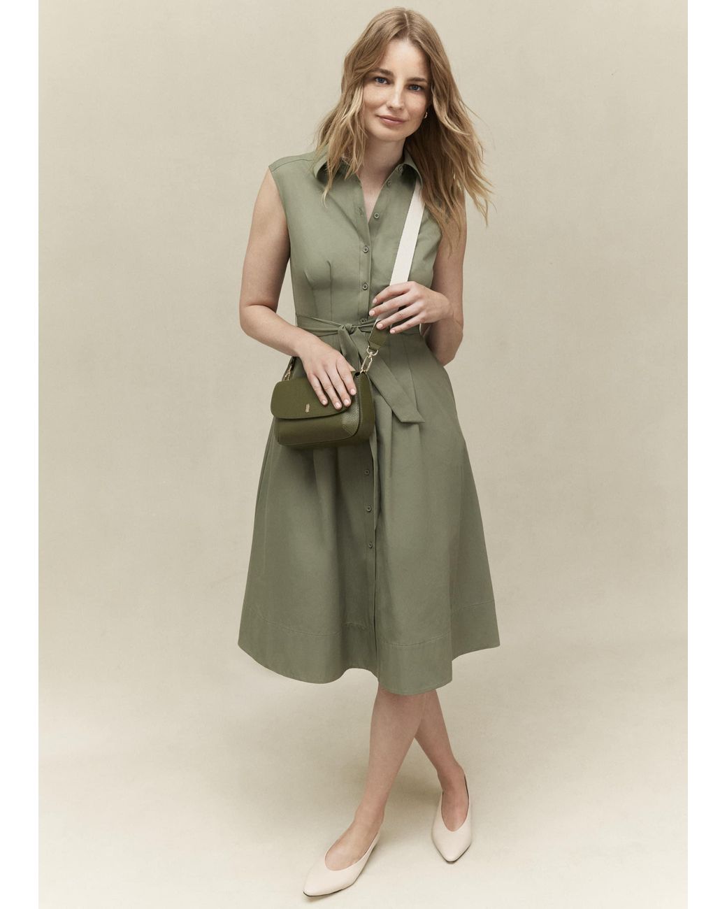 Hobbs Natural Veronica Shirt Dress