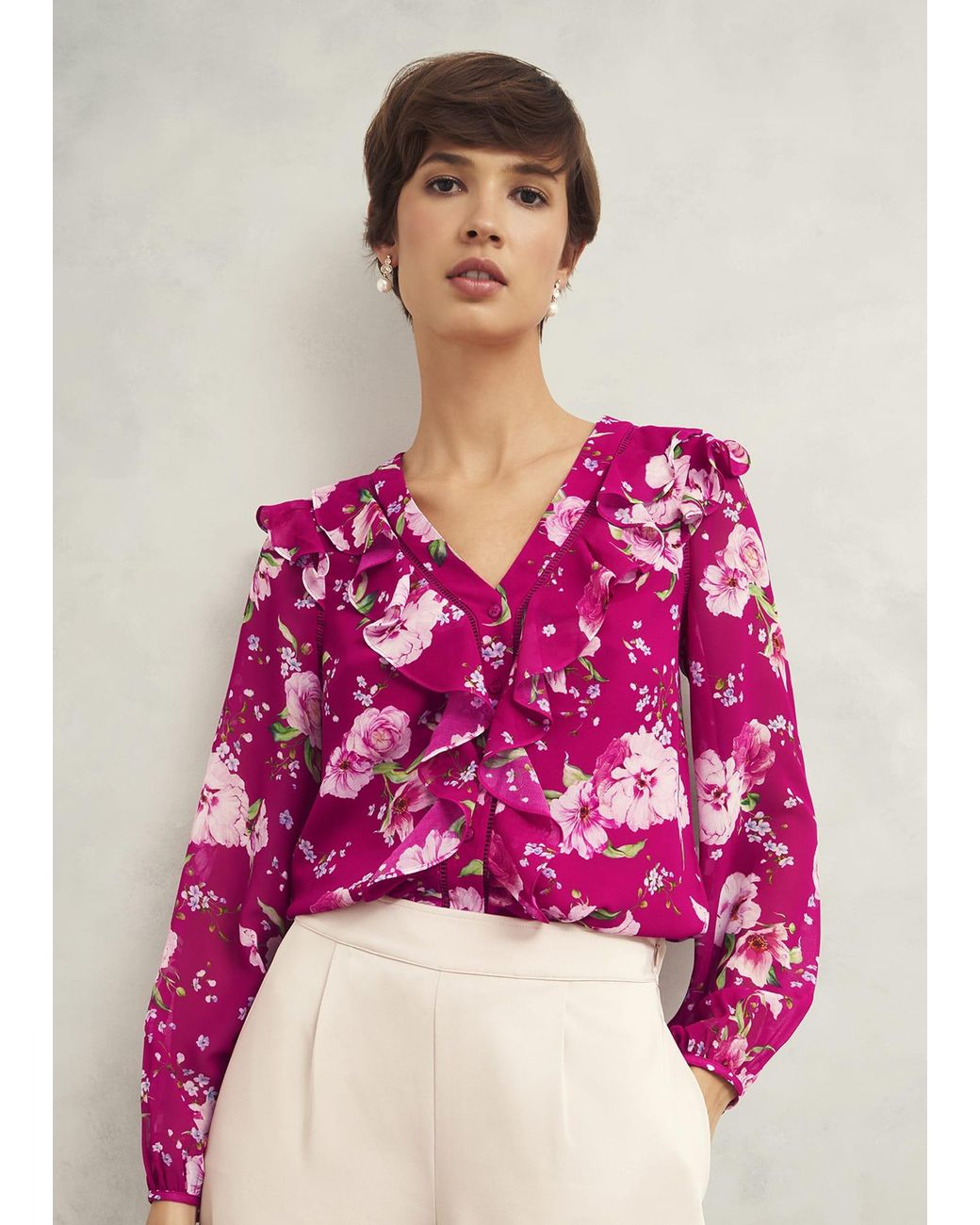 Hobbs Pink Rosana Top