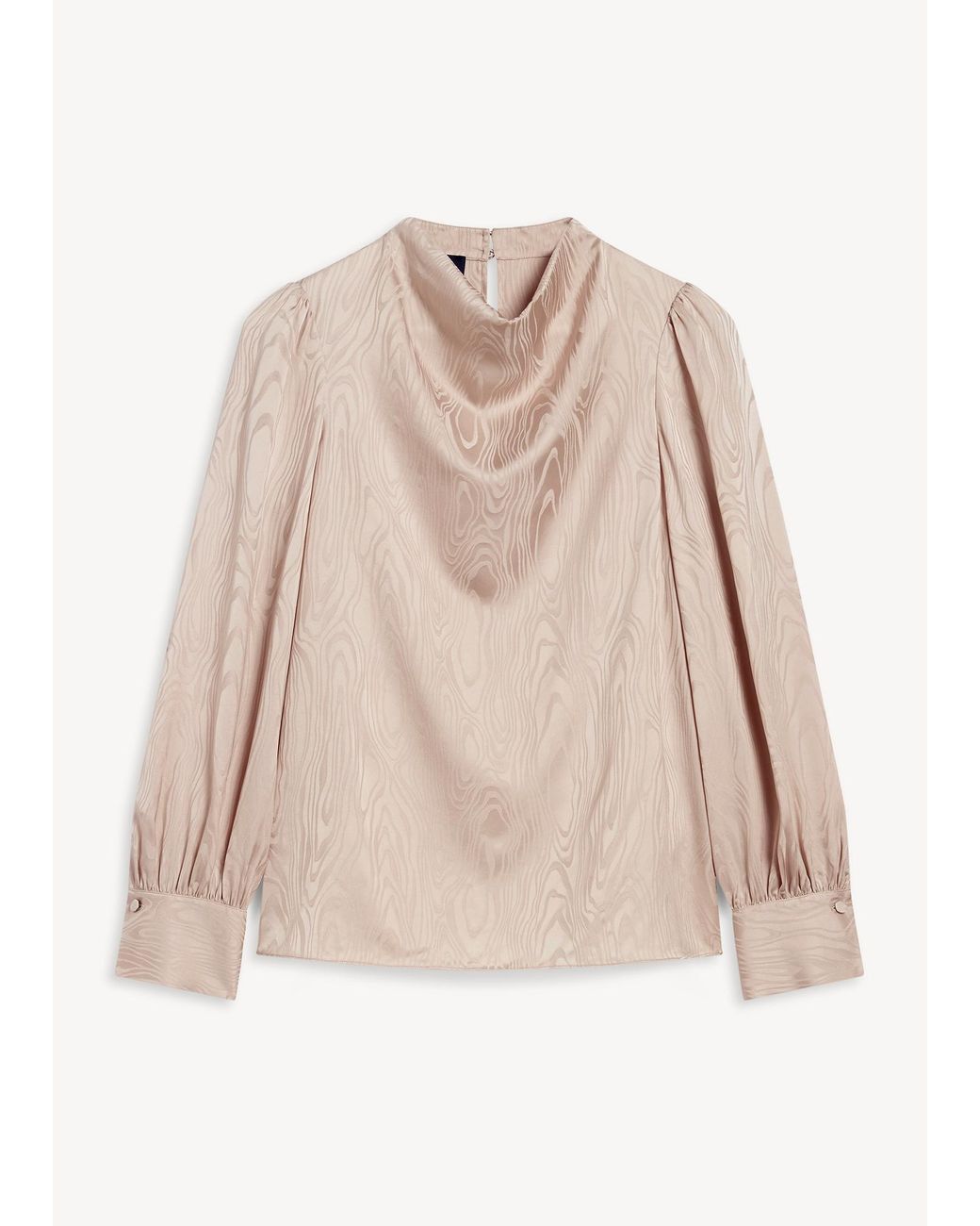 Hobbs Natural Primrose Jacquard Blouse