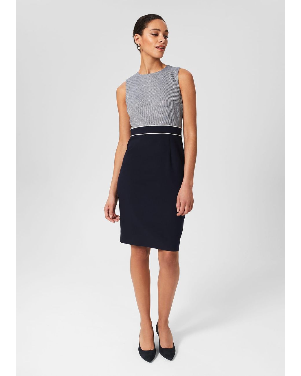 Hobbs Blue Steph Dress