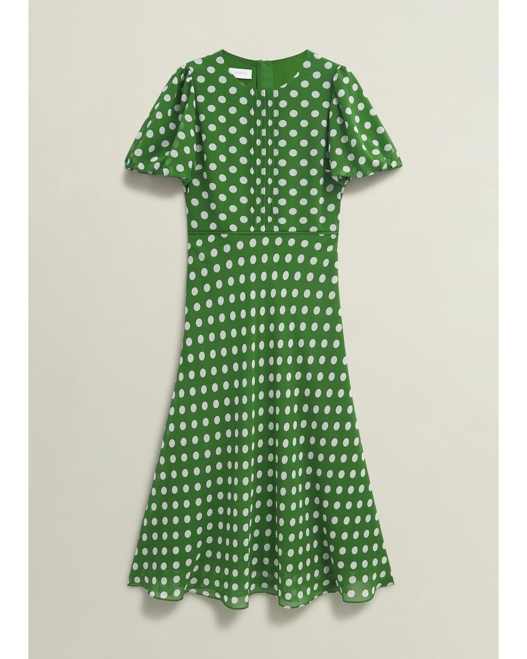 Hobbs Green Petite Dorothy Spot Dress