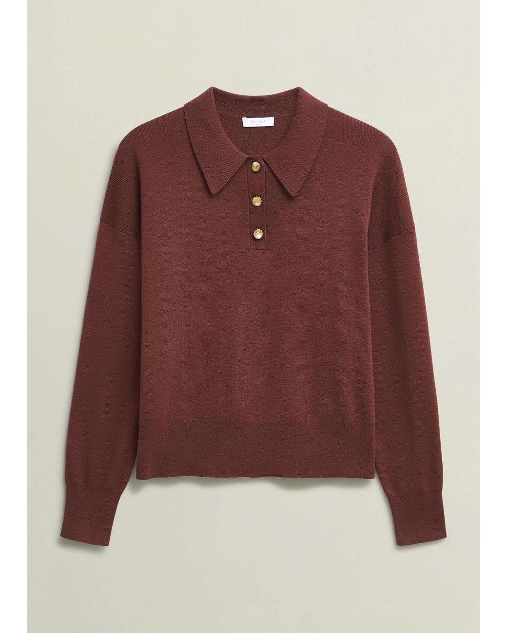 Hobbs Brown Connie Polo Jumper