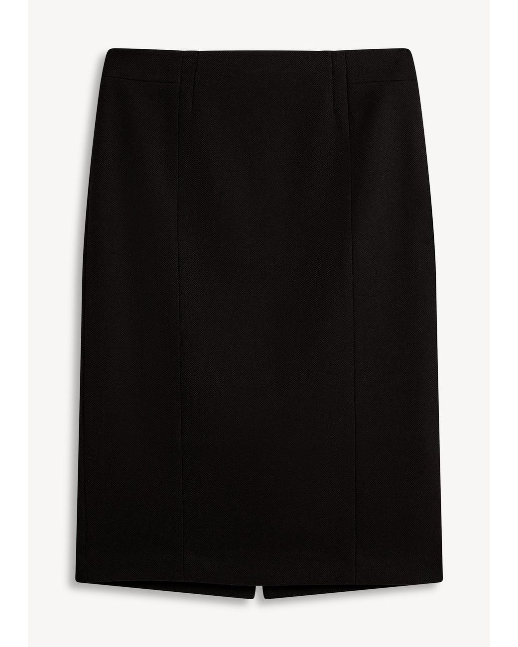Hobbs Black Petite Lea Pique Skirt