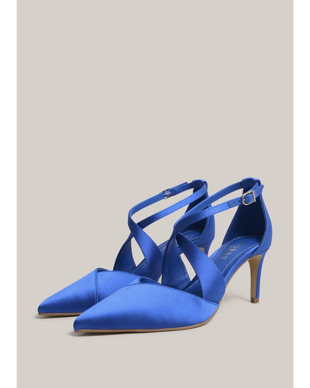 Hobbs Blue Marissa Satin Courts