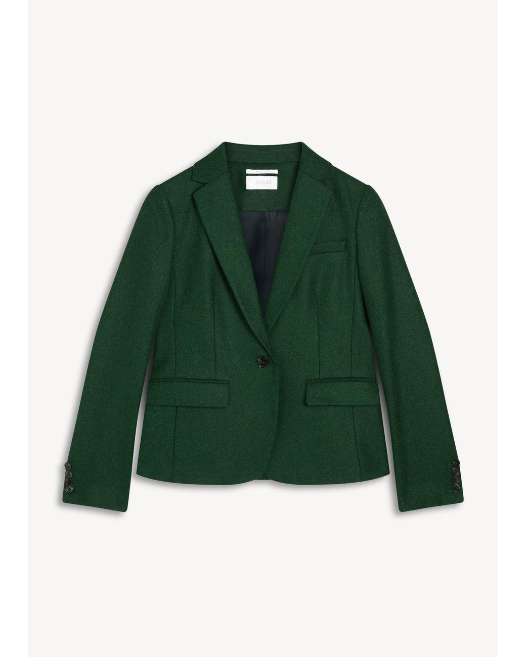 Hobbs Green Petite Blake Wool Jacket