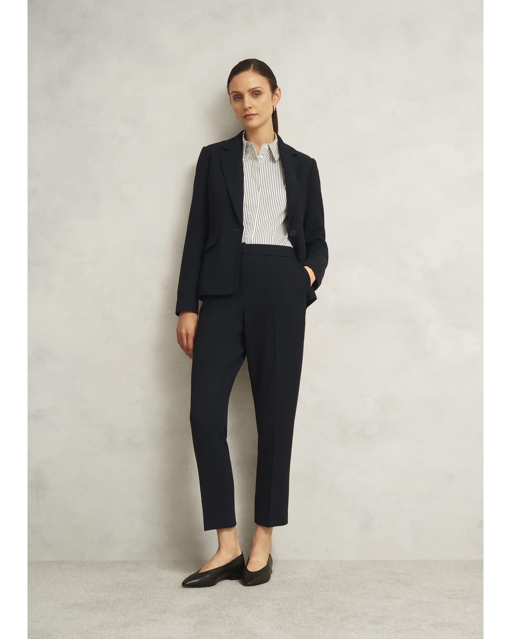 Hobbs Natural Ivy Slim Trousers