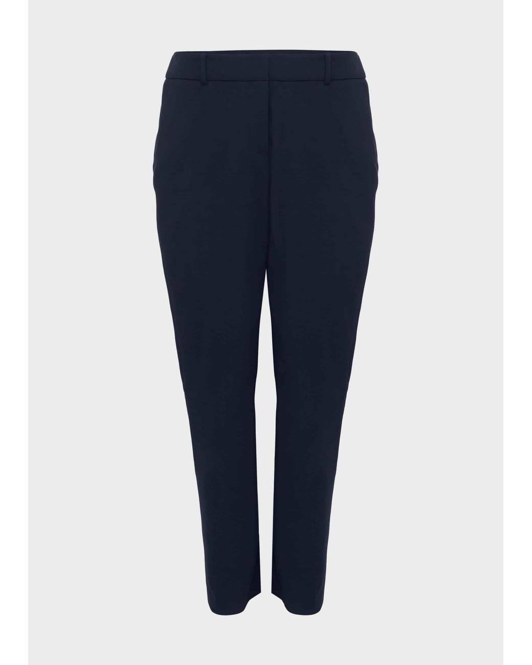 Hobbs Blue Quin Tapered Trousers With Stretch