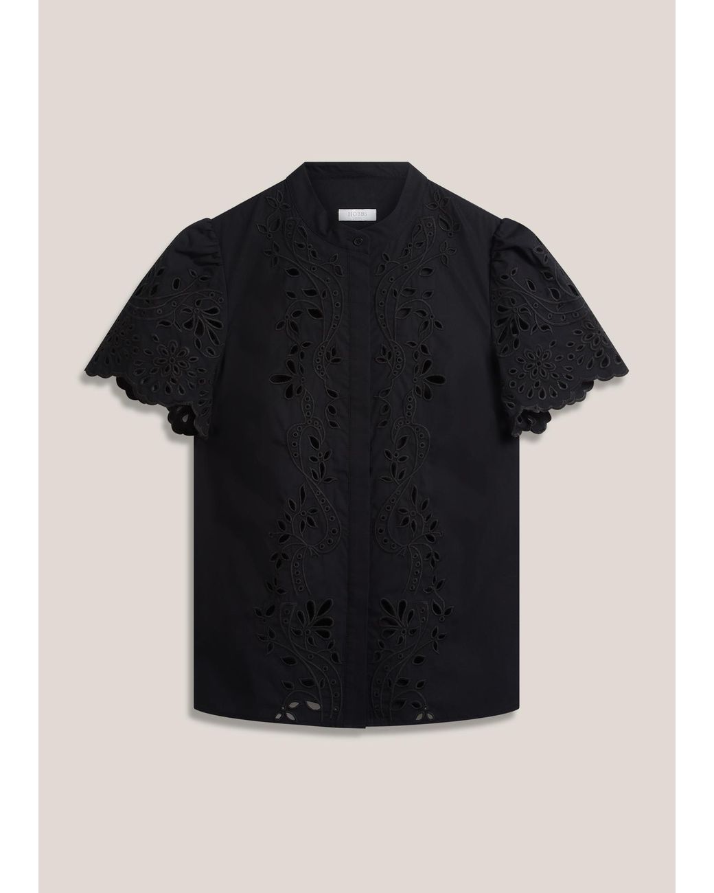 Hobbs Multicolor Keston Cotton Broderie Shirt
