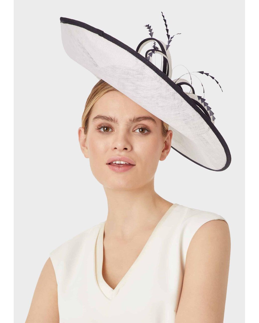 Hobbs Charlotte Fascinator in Ivory 