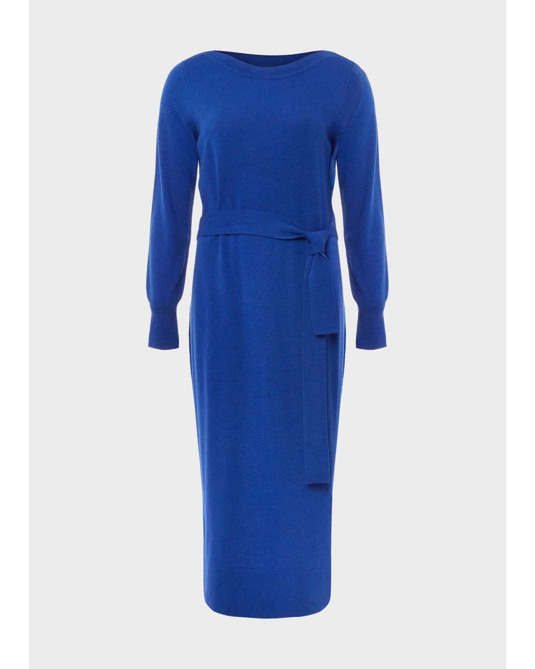 Hobbs Blue Eloise Knitted Dress