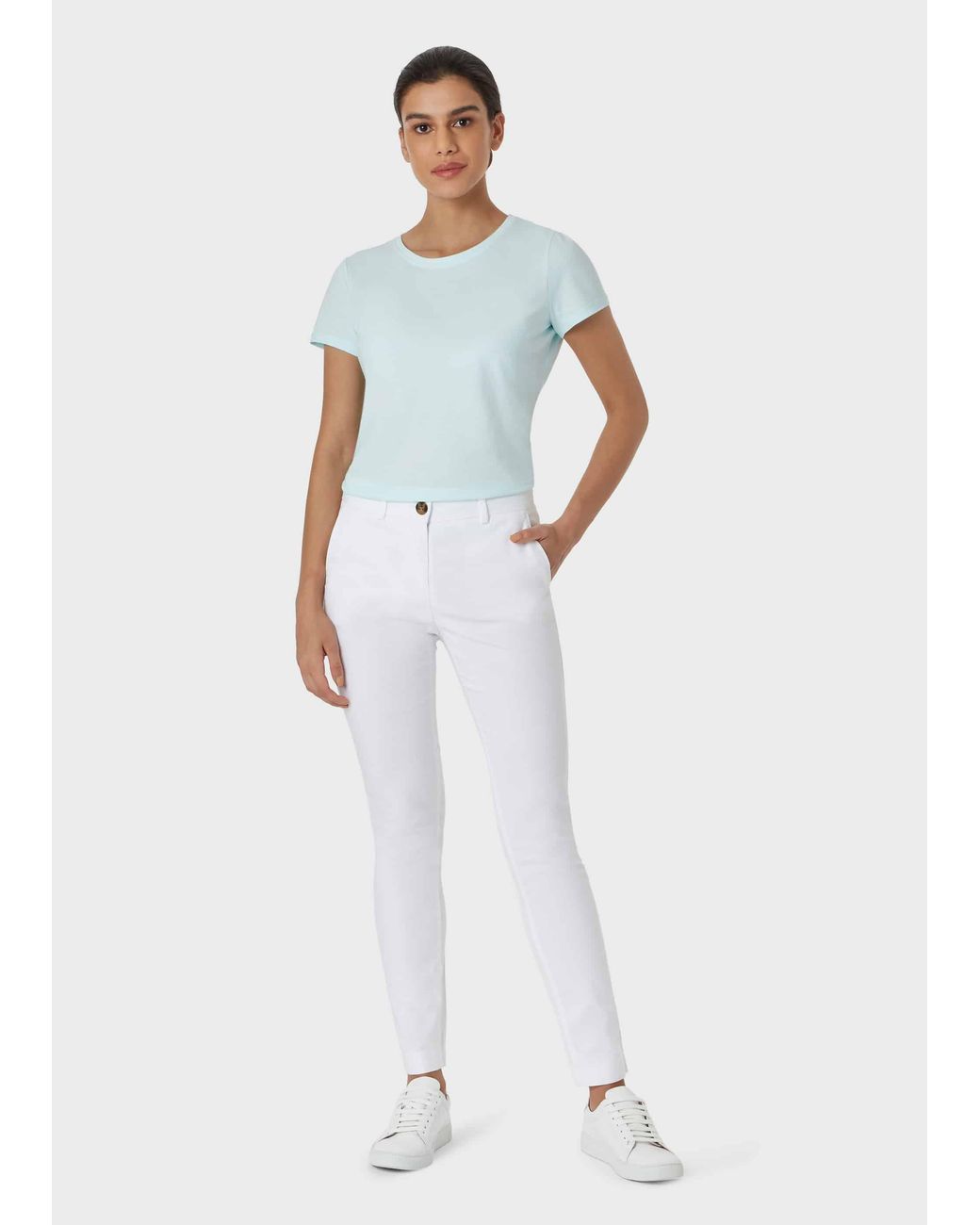 Hobbs White Pavilion Skinny Chino