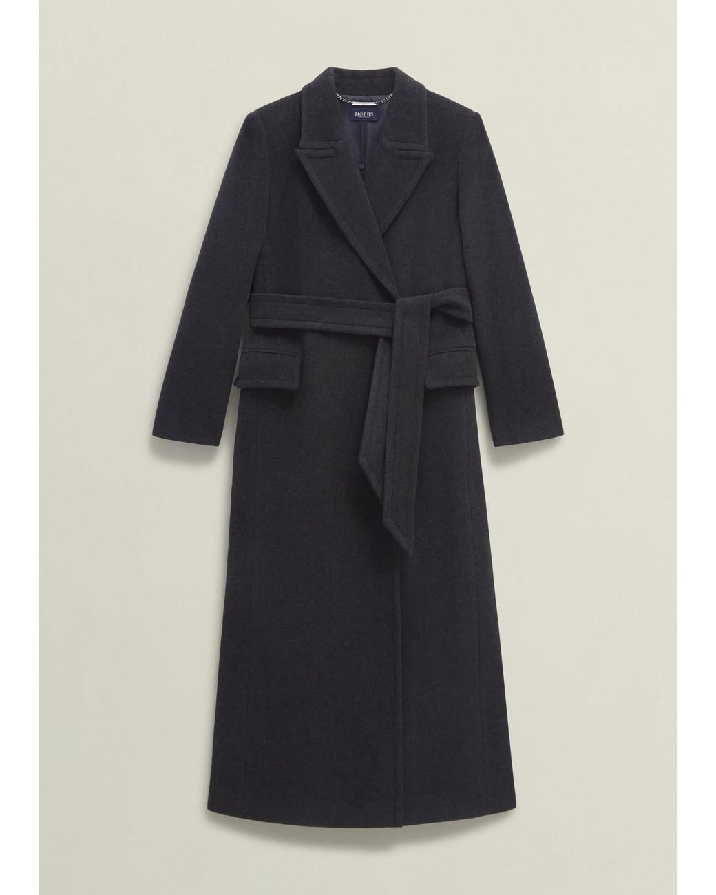 Hobbs Blue Clarendon Wool Blend Coat