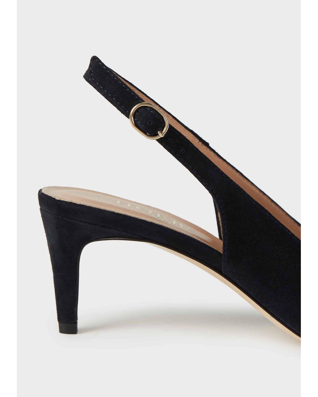 navy slingback court shoes