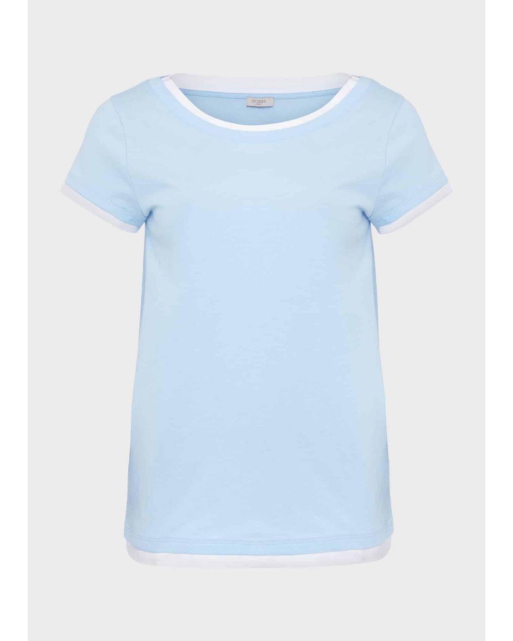 Hobbs White Peony Cotton T-Shirt