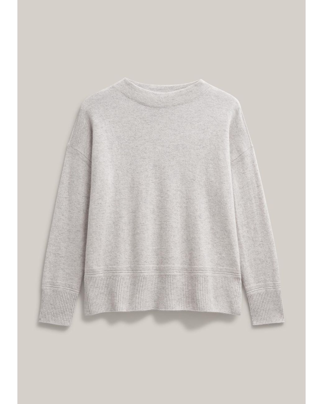 Hobbs Gray Carine Cashmere Jumper