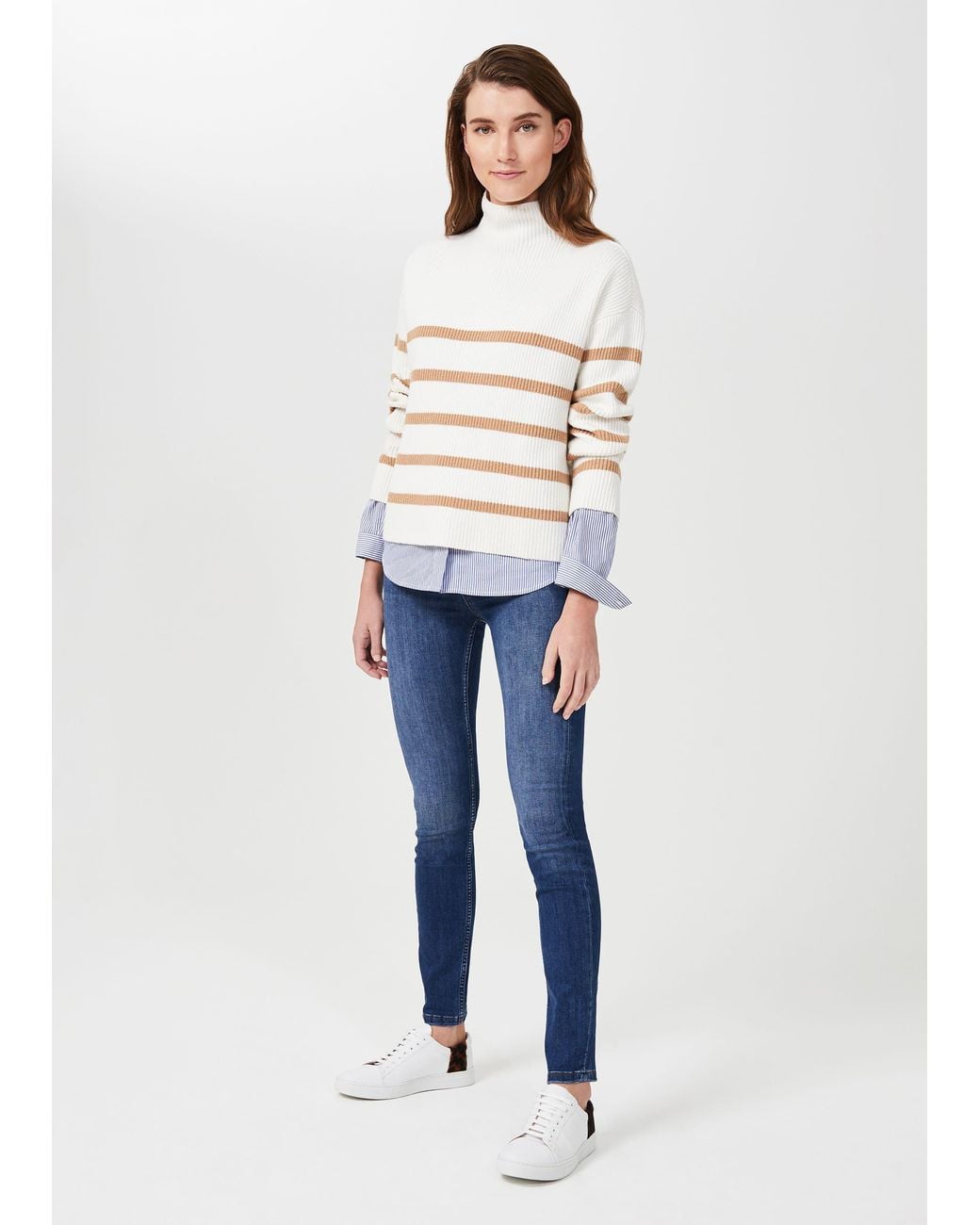Hobbs Blue Gia Sculpting Jeans With Stretch