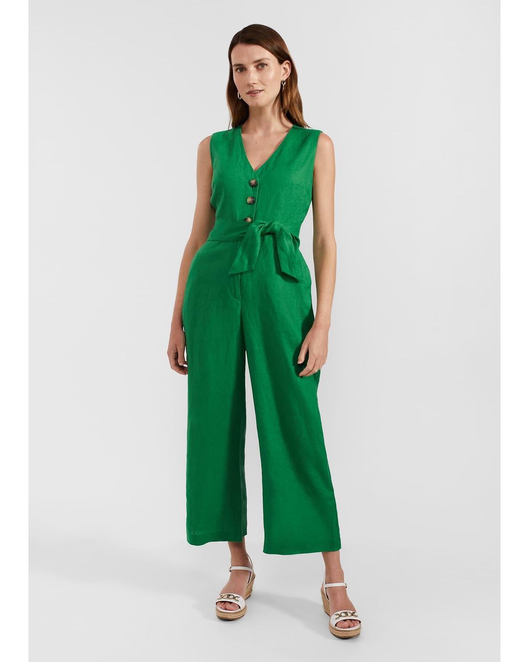 Hobbs Green Melodie Linen Jumpsuit