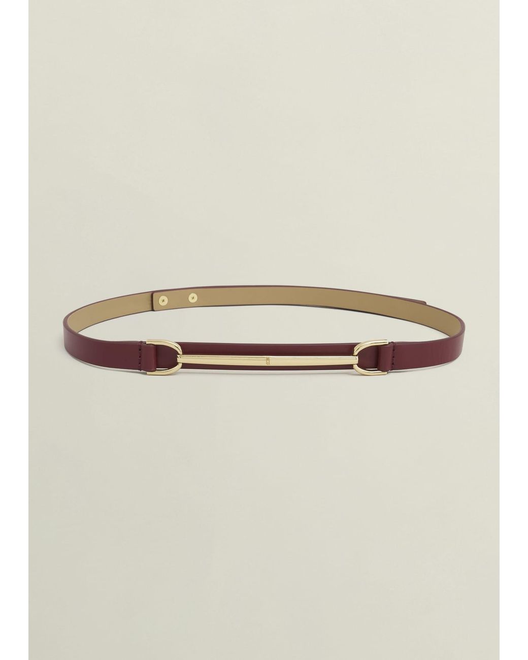 Hobbs Natural Daphne Leather Waist Belt