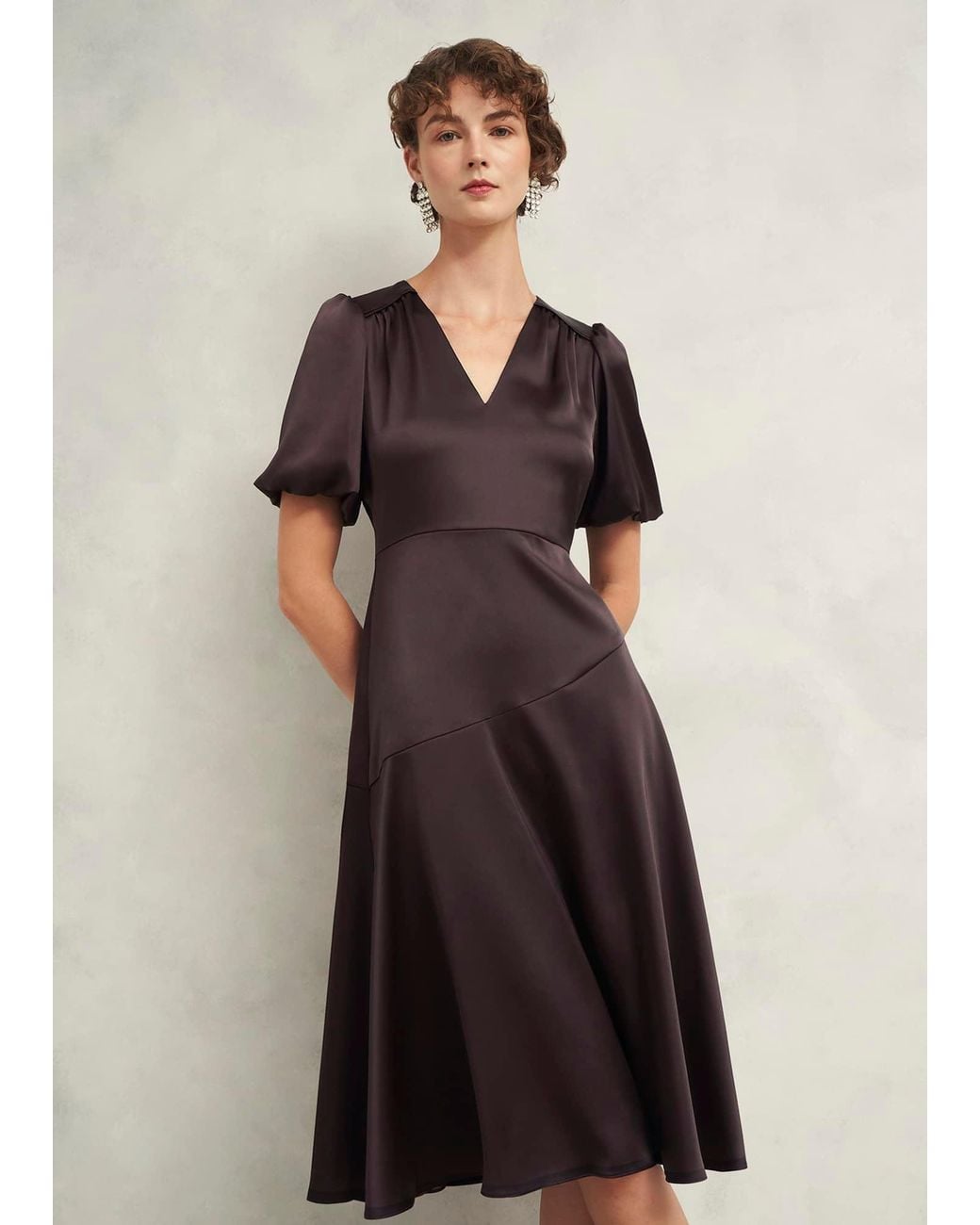 Hobbs Black Eastbury Dress