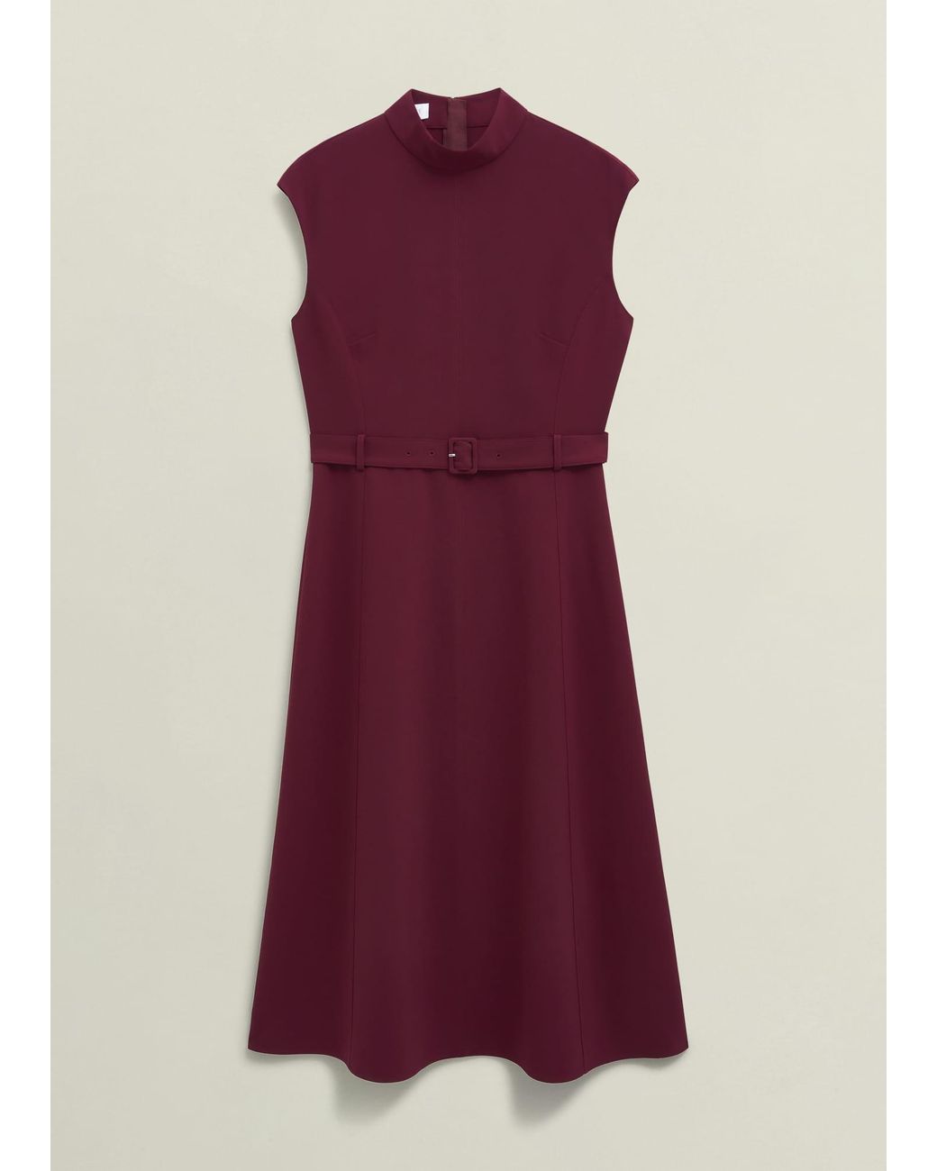 Hobbs Red Petite Leslie Dress