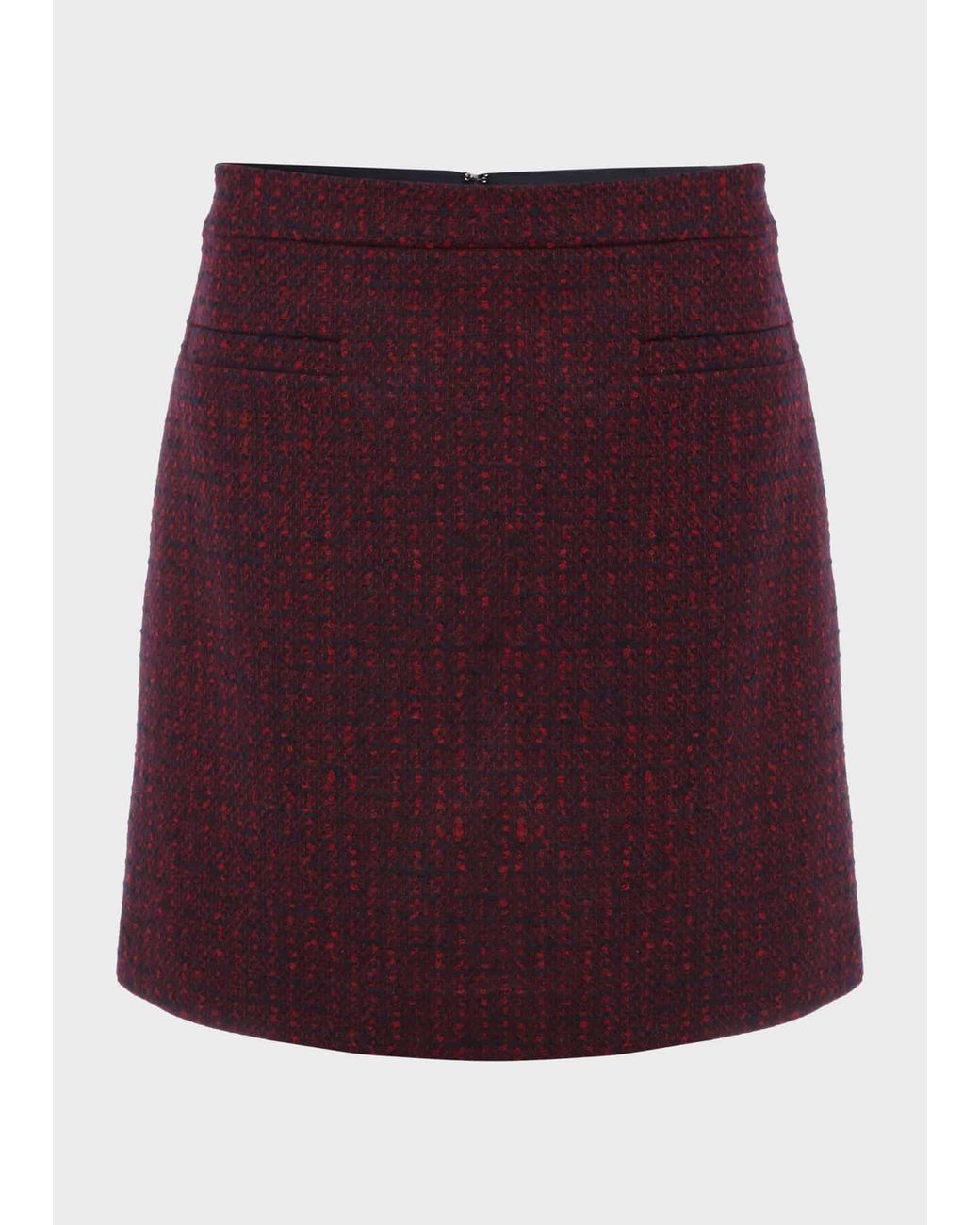 Hobbs Red Meera Skirt