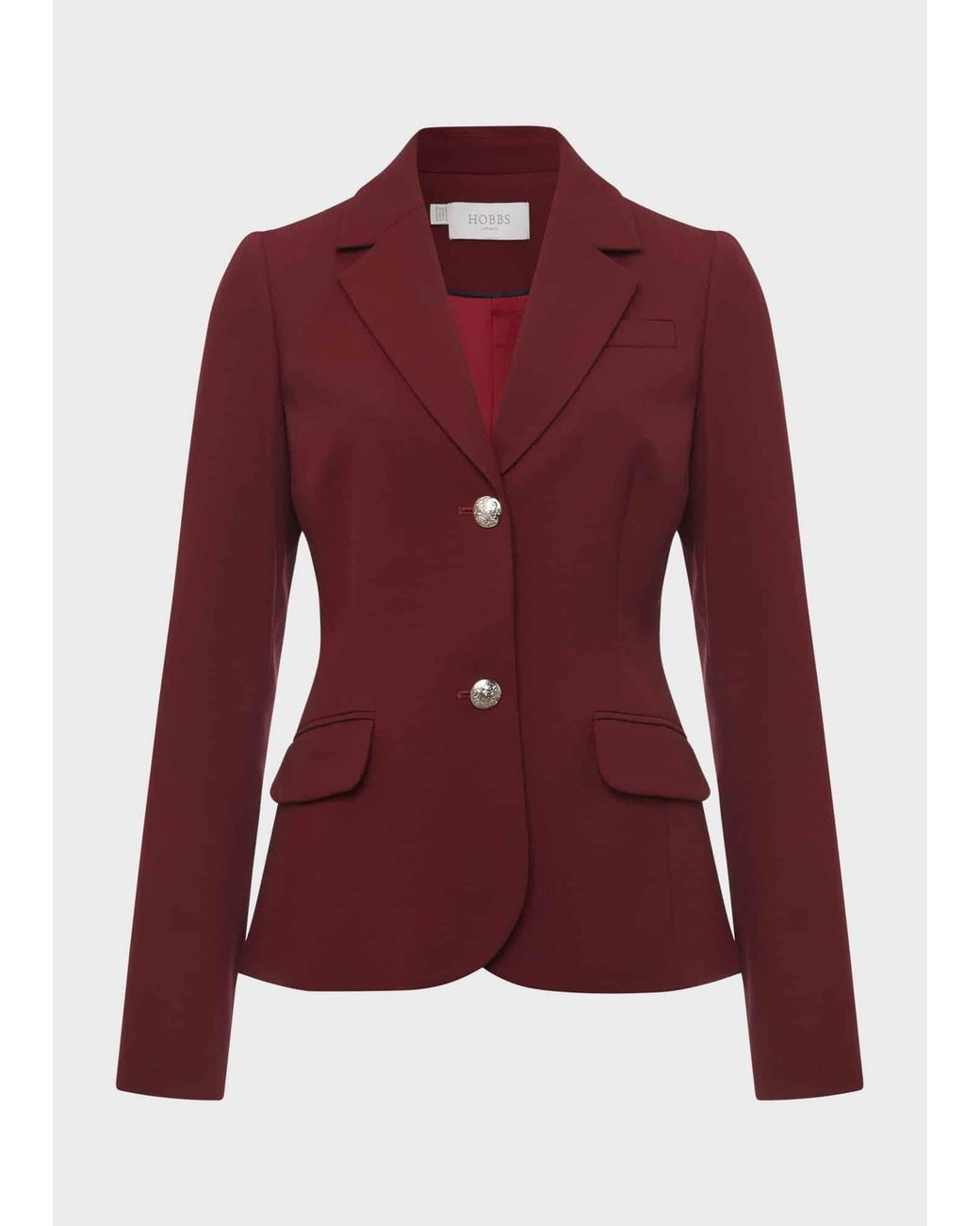 Hobbs Red Melody Twill Jacket