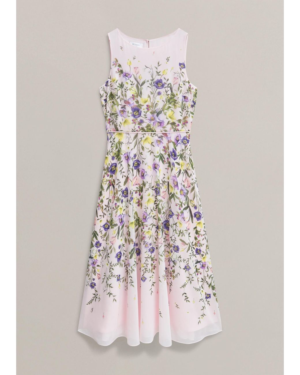 Hobbs Brown Petite Carly Floral Dress