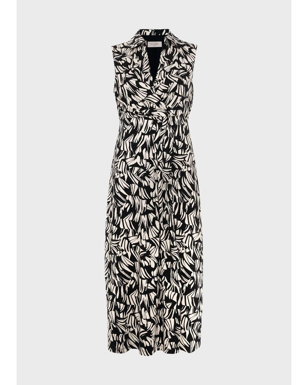 Hobbs White Clarissa Jersey Dress
