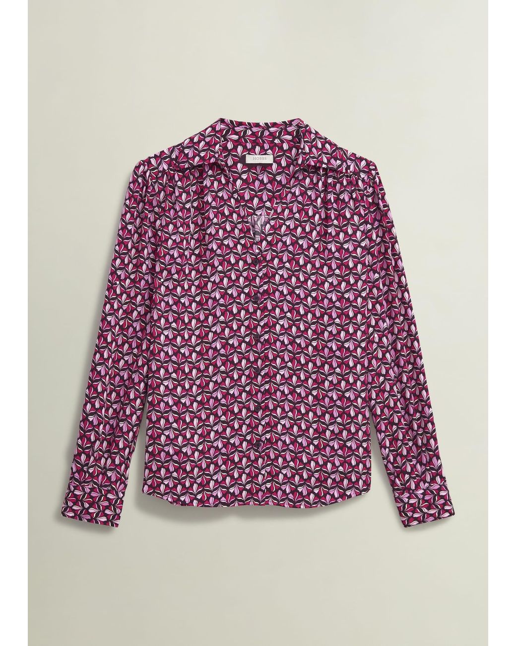 Hobbs Purple Abigail Blouse