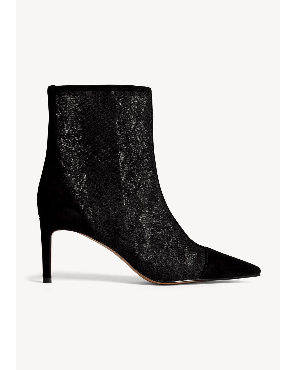 Hobbs Black Jodie Lace Ankle Boots