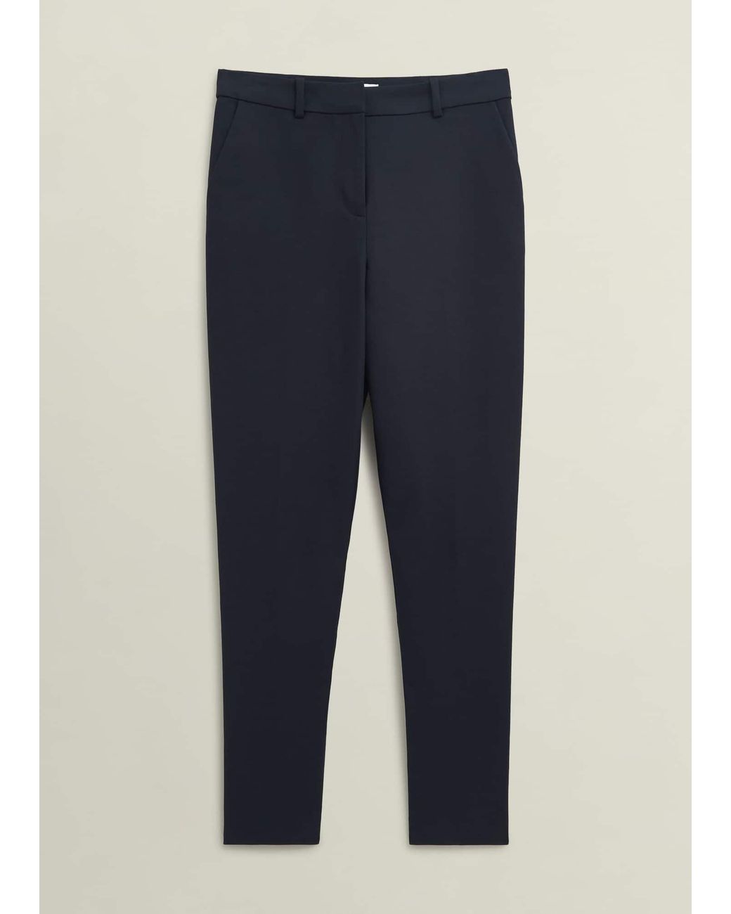 Hobbs Blue Nicky Tapered Travel Trousers