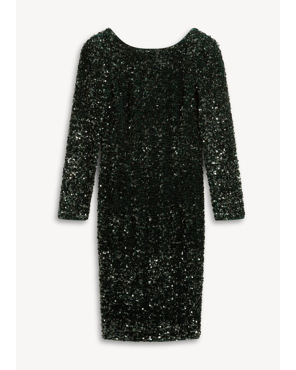 Hobbs Black Sawyer Sequin Dress