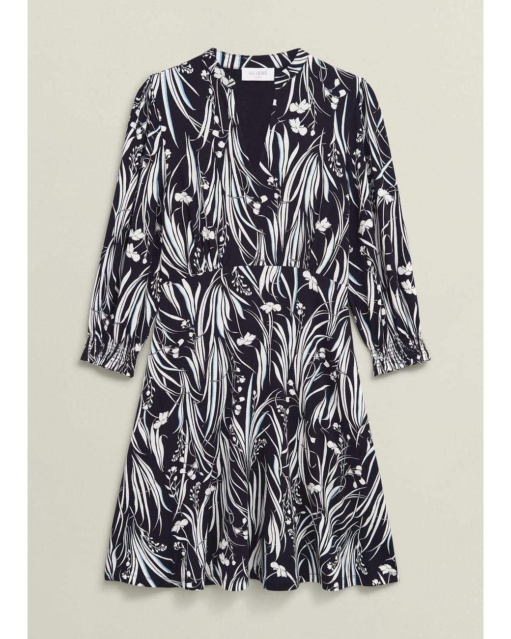 Hobbs Blue Mollie Jersey Dress