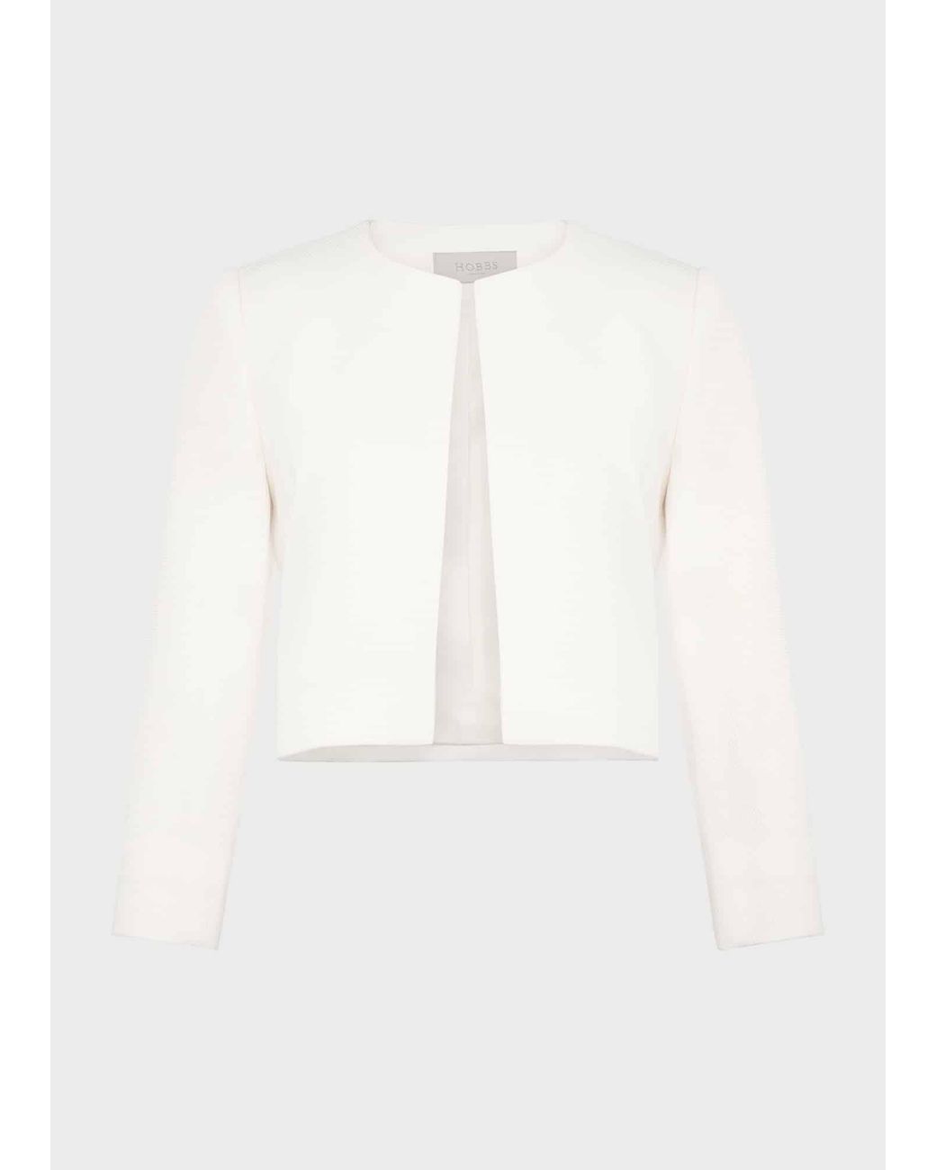 Hobbs Blue Elize Textured Jacket